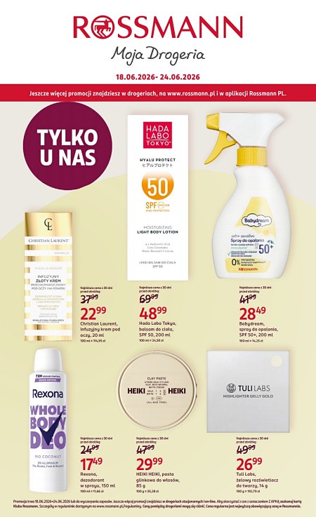 Gazetka Rossmann od 18.06 do 24.06 – czerwiec 3/4