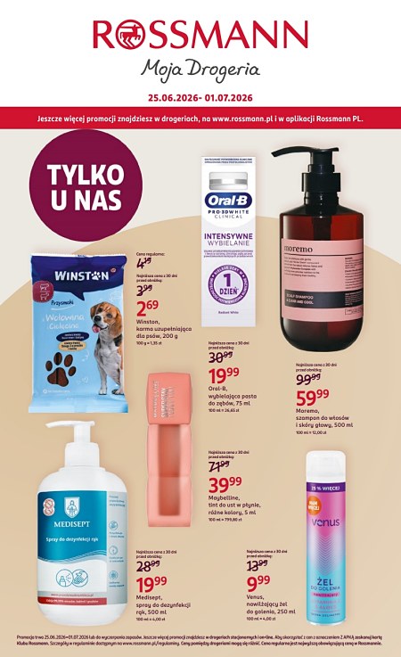 Gazetka Rossmann od 25.06 do 1.07 – czerwiec 4/4